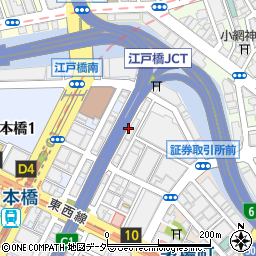 東京都中央区日本橋兜町3周辺の地図