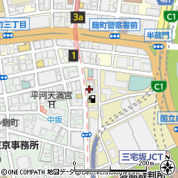 半蔵門 中国料理 紅花周辺の地図