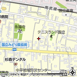 東京都国立市谷保7063周辺の地図