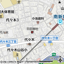 平田神社周辺の地図
