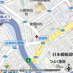 日本橋小網町郵便局 ＡＴＭ周辺の地図