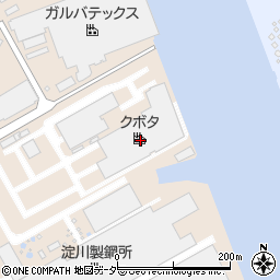株式会社クボタ　京葉工場市川事業所周辺の地図
