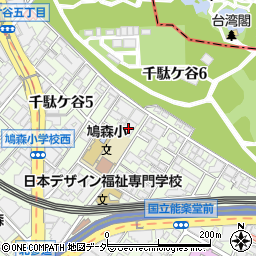 日本科学技術研修所周辺の地図