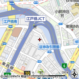 東京都中央区日本橋兜町周辺の地図