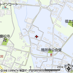 山梨県山梨市鴨居寺437周辺の地図