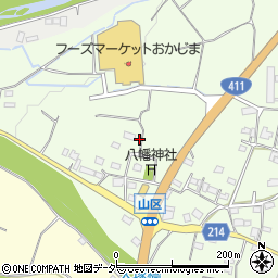 山梨県甲州市勝沼町山853周辺の地図