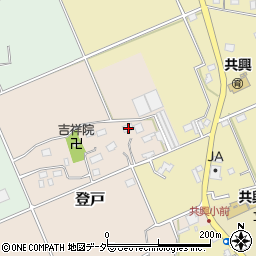 千葉県匝瑳市登戸2周辺の地図