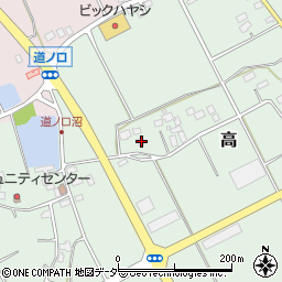 千葉県匝瑳市高2543周辺の地図