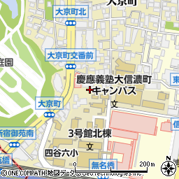 東京都新宿区大京町27周辺の地図