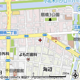 東京都江東区扇橋3丁目2周辺の地図