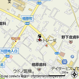 東京都八王子市楢原町595周辺の地図