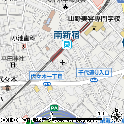 東京都渋谷区代々木1丁目49-5周辺の地図