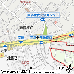 東京都三鷹市牟礼2丁目15周辺の地図