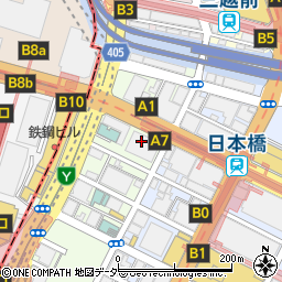 五韓満足　八重洲一丁目店周辺の地図