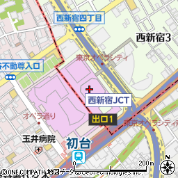 西安餃子 東京オペラシティ周辺の地図
