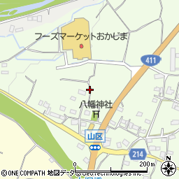 山梨県甲州市勝沼町山853-2周辺の地図