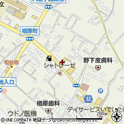 東日本三菱自動車販売（株）八王子楢原店周辺の地図