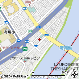 東京都中央区日本橋中洲4周辺の地図