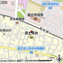 東京都国立市谷保7211-16周辺の地図