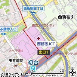 〒163-1452 東京都新宿区西新宿 東京オペラシティ（５２階）の地図