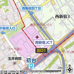 東京オペラシティ　チケットセンター周辺の地図