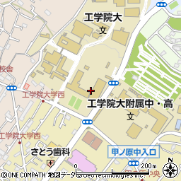 工学院大学八王子校舎　化学系学科事務室周辺の地図