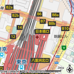 とんかつ まい泉 大丸東京レストラン周辺の地図