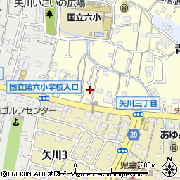 東京都国立市谷保6461周辺の地図