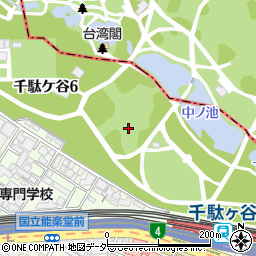 東京都渋谷区千駄ケ谷6丁目周辺の地図