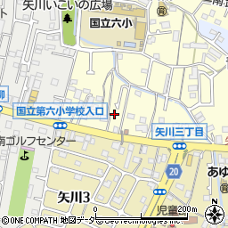東京都国立市谷保6462周辺の地図