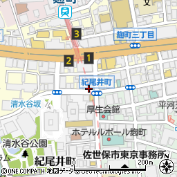 塩梅 東京酒BAL 紀尾井町店周辺の地図