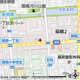 東京都江東区扇橋1丁目12-16周辺の地図