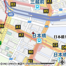 東京地下鉄株式会社　銀座線日本橋駅周辺の地図