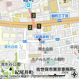 塩梅紀尾井町店周辺の地図
