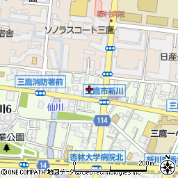 セルモ　三鷹新川教室周辺の地図