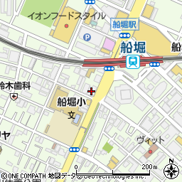 三菱ＵＦＪ銀行船堀支店周辺の地図
