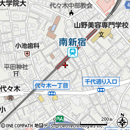東京都渋谷区代々木1丁目49-11周辺の地図