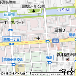 東京都江東区扇橋1丁目12周辺の地図