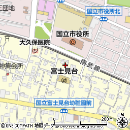 東京都国立市谷保7211-10周辺の地図