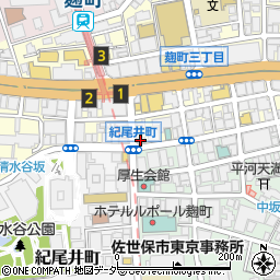 松屋 紀尾井町店周辺の地図