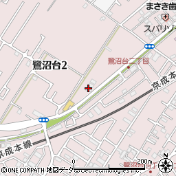 千葉県習志野市鷺沼台2丁目18-41周辺の地図