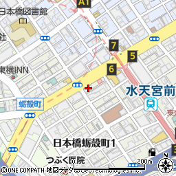 松屋水天宮店周辺の地図