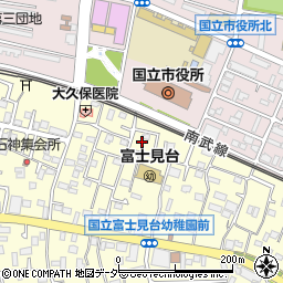 東京都国立市谷保7211-12周辺の地図
