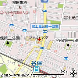 クリエイトＳＤ谷保駅北口店周辺の地図