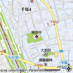 攀桂寺周辺の地図