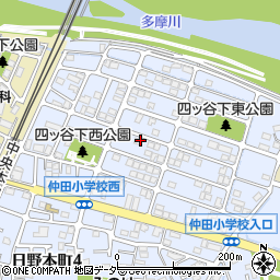 東京都日野市日野本町5丁目周辺の地図