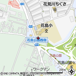 ローソンストア１００花見川店周辺の地図