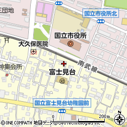 東京都国立市谷保7211-8周辺の地図
