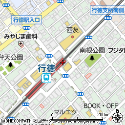 日高屋 行徳駅前店周辺の地図