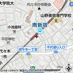 東京都渋谷区代々木1丁目49-1周辺の地図